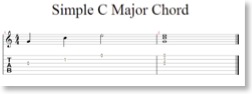 SIMPLE C MAJOR CORD CLEFF